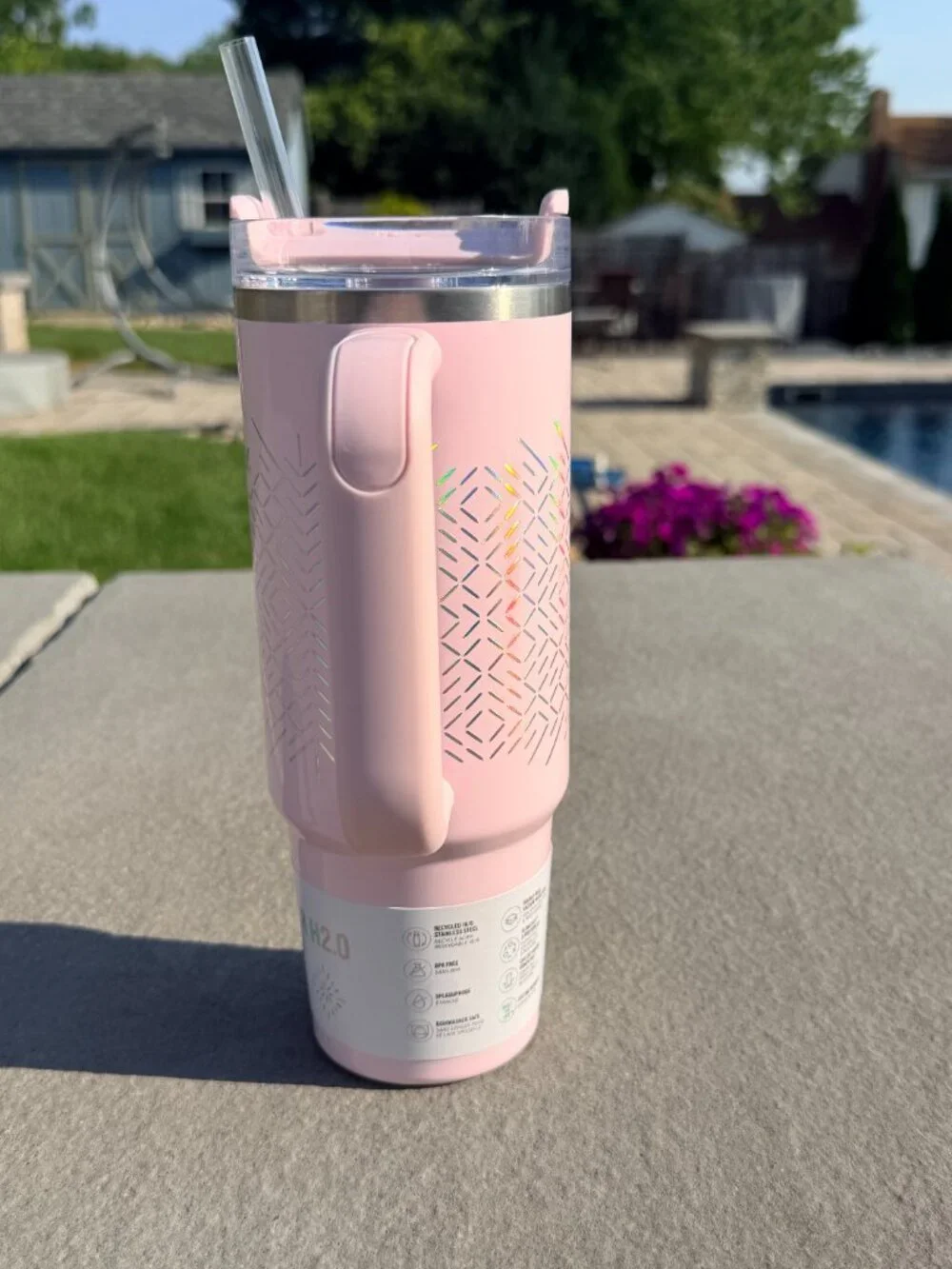 NWT Stanley Quencher H2.0 30oz Tumbler — Pink Icicle Gloss ✨